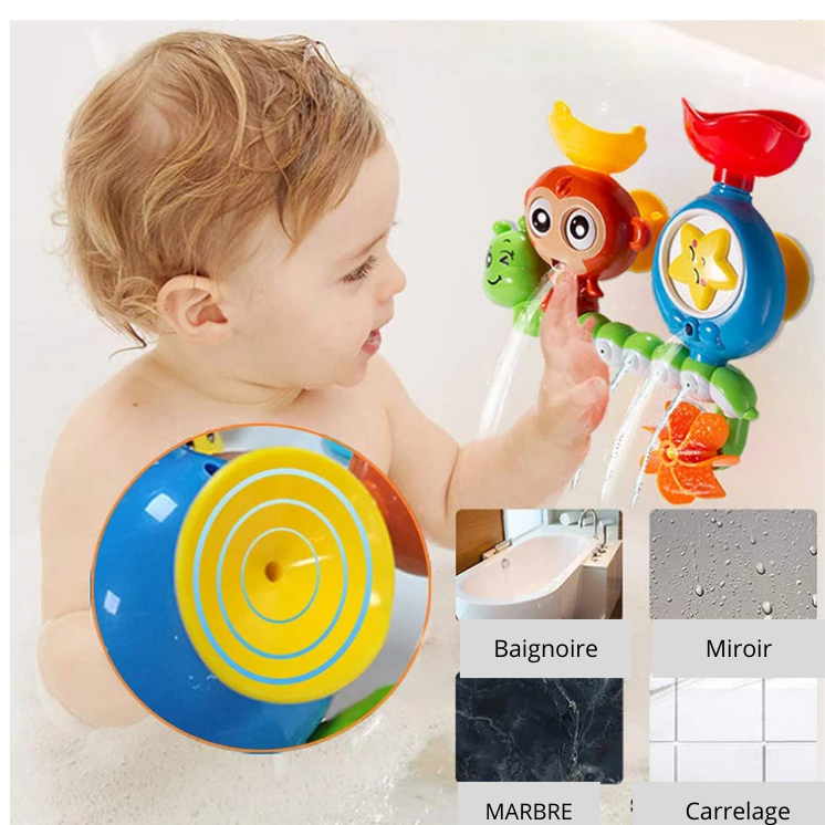 Jouet de bain multi activités