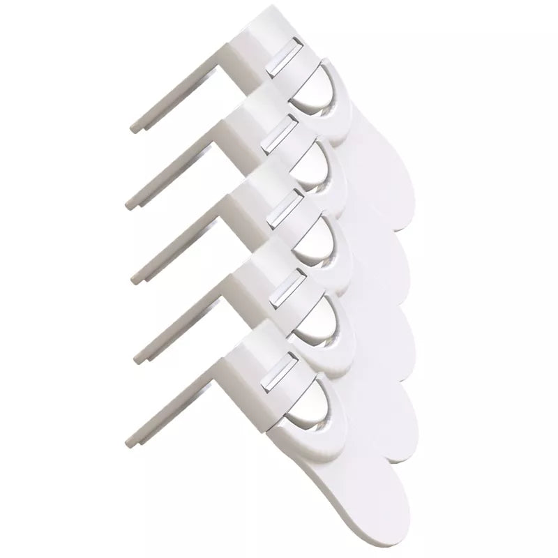 Serrure de sécurité anti pincement pour enfants, 5Pcs