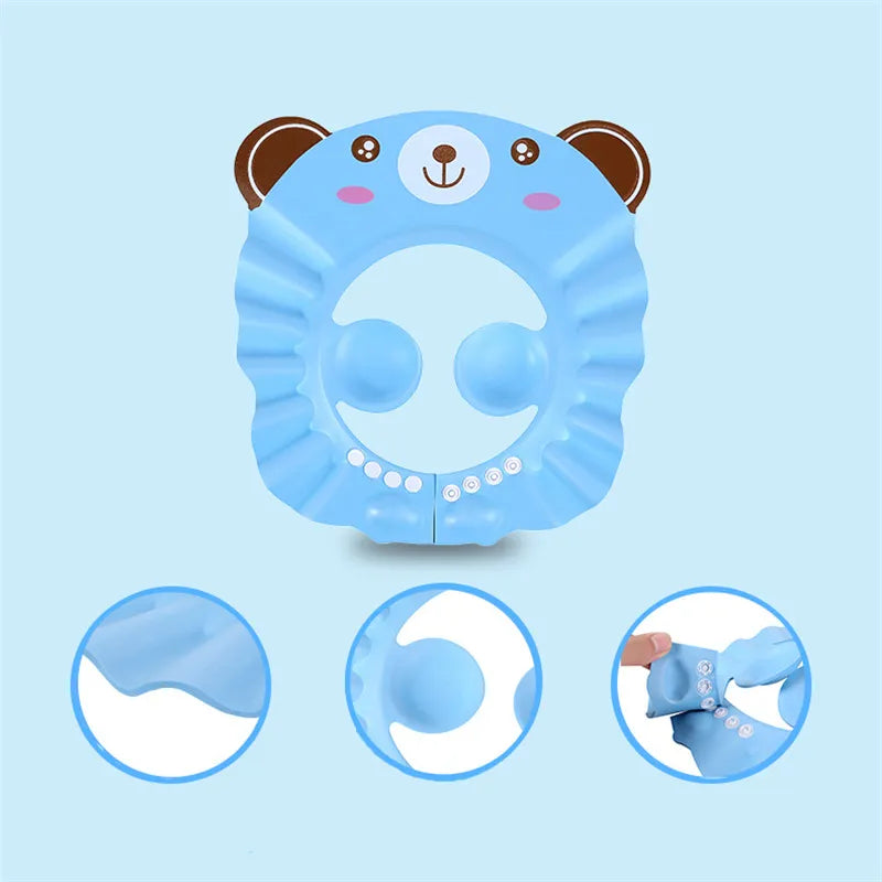 Bonnet de lavage des cheveux pour enfants