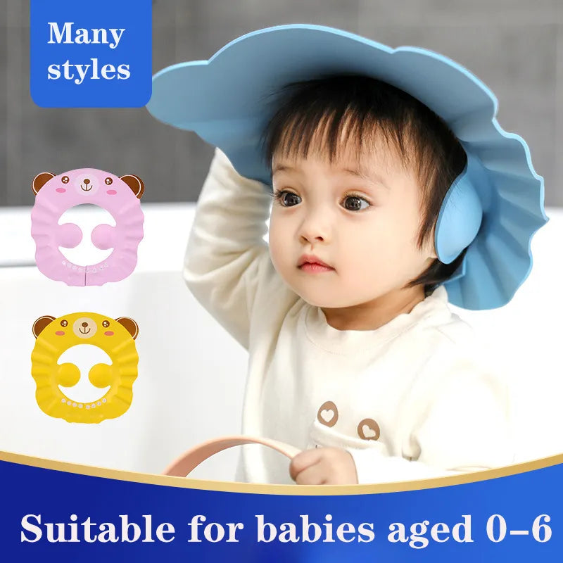Bonnet de lavage des cheveux pour enfants