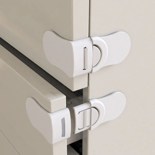 Serrure de sécurité anti pincement pour enfants, 5Pcs