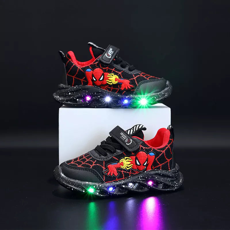 Baskets Spider-Man en Maille pour garçons taille 21-30