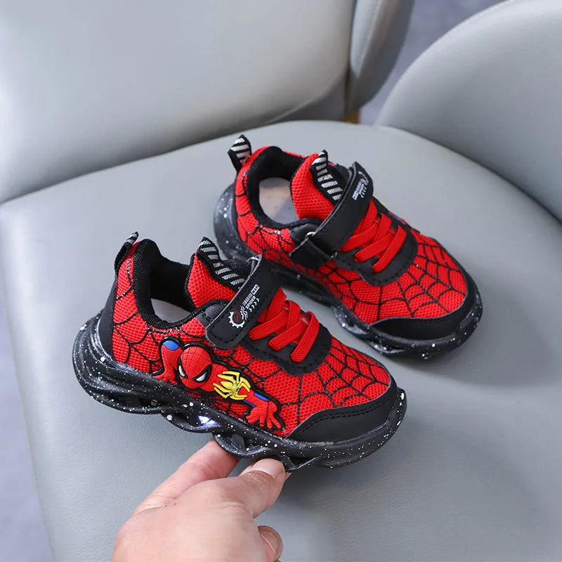 Baskets Spider-Man en Maille pour garçons taille 21-30