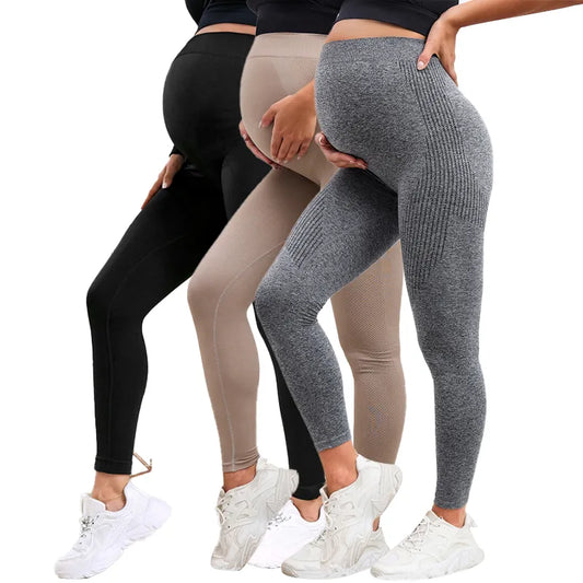 Leggings souple taille haute pour soutenir le ventre
