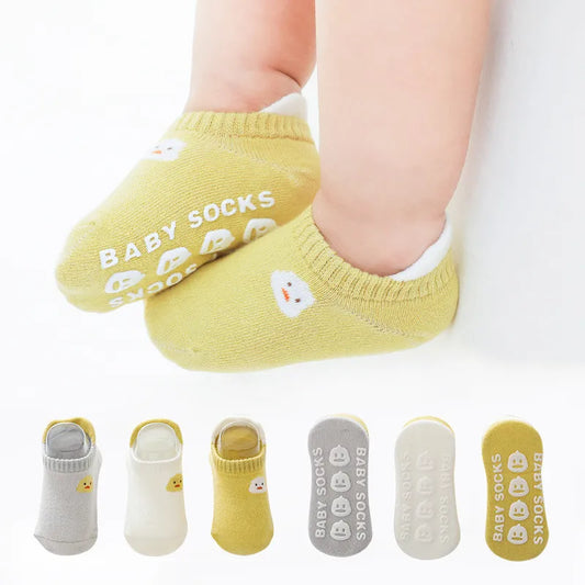 Ensemble de 3 paires de chaussettes d'été pour pour fille et garçon de 0 à 6 ans