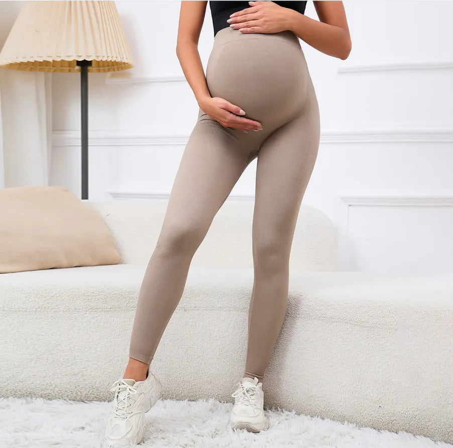 Leggings souple taille haute pour soutenir le ventre